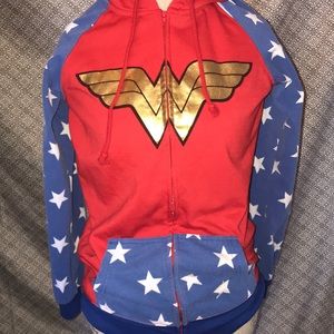 Wonder Woman zip up hoodie